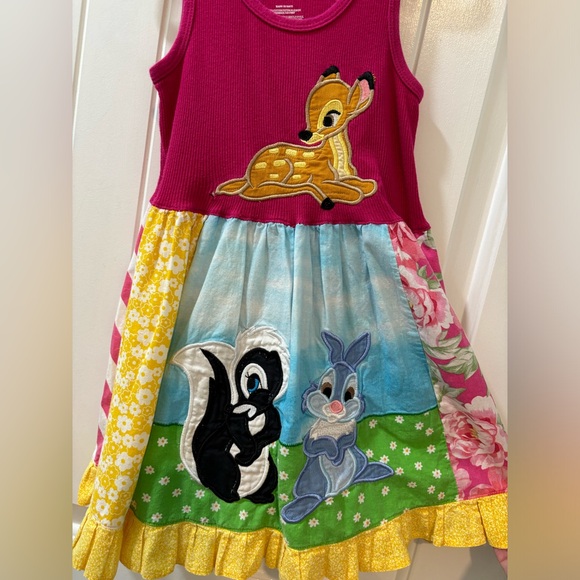 Upcycled - Disney Bambi Dress - Embroidered - Picture 8 of 8